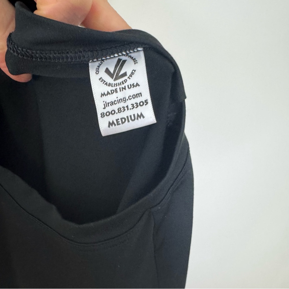 JL Racing Long Sleeve Performance Tops (2-shirt bundle)Blue & Black Size Medium - Picture 12 of 14